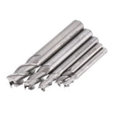 Drillpro 4-10mm HSS-CO 3 Flutes Milling Cutter CNC Milling Tool for Steel