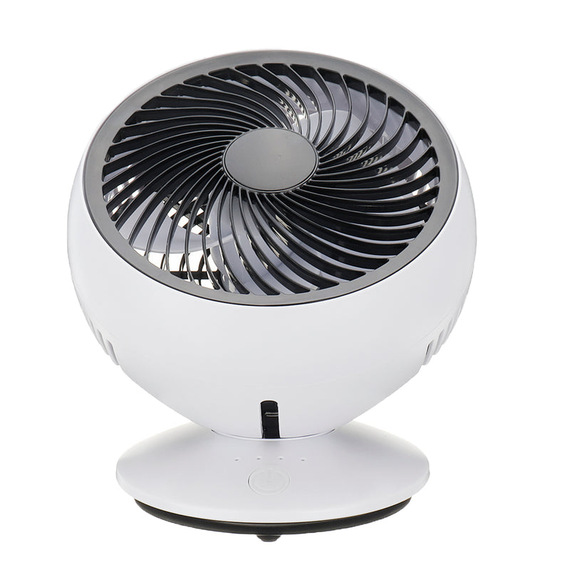 AUGIENB USB Rechargeable Portable Desk Strong Cooling Fan 270 Automatic Rotation
