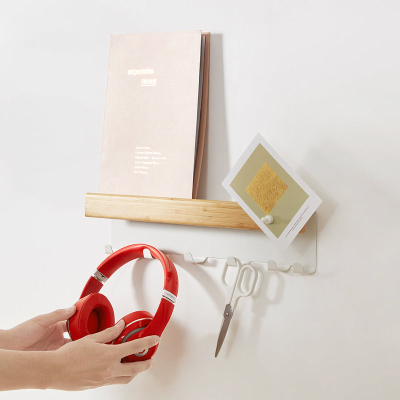 CHENGSHE Multi-function Wall Hanging Hook Key Holder Rack Home Office Decor Storage Hanger Wall Mount Hooks from Xiaomi Youpin