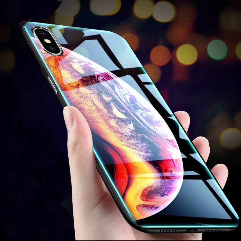 Bakeey Scratch Resistant Tempered Glass+TPU Protective Case For iPhone XS Max