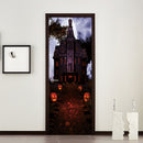 Miico MT002 Halloween Sticker Door Sticker Creative  Removable Wall Sticker - Papaya Castle