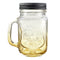 Fashion Graduated Color Glass Drinking Jar Cup Bottle 500ml