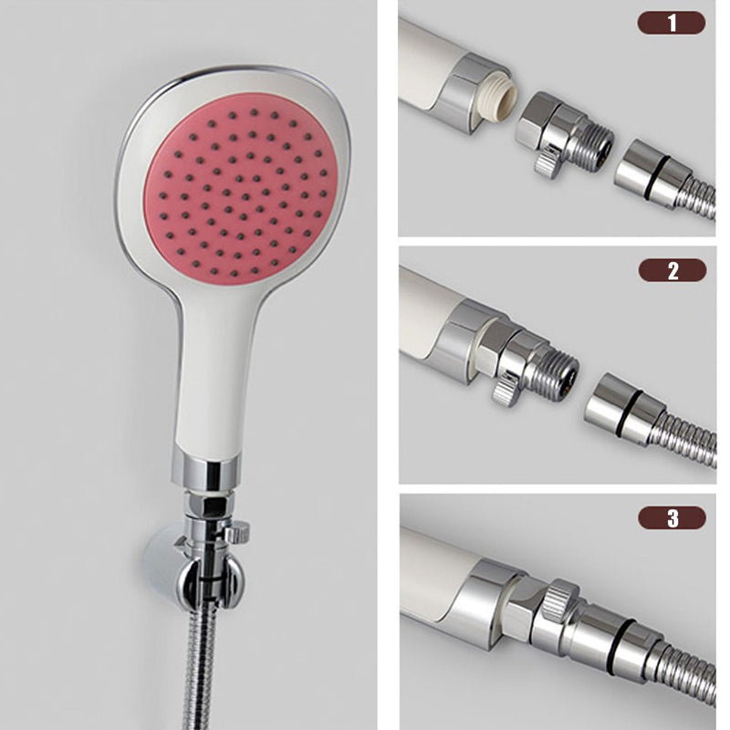 G 1/2 Copper Shower Head Shut-Off Valve Quick Open Adapter Valve Flow Regulator