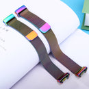 Colorful Milanese Strap Replacement Stainless Steel Watch Band for Fitbit Charge 3