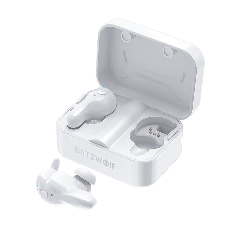 Blitzwolf BW-FYE1 TWS Wireless bluetooth 5.0 Earphone Bilateral Calls Auto Paring Stereo Headphone with Charging Box