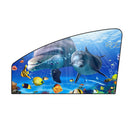 Cartoon Magnetic Car Curtain Adjustable Sun Shade Visor Car Window Sun Blocks Baby UV Rays Protection
