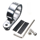 32mm/1.25inches Motorcycle Handlebar Mounts Clamp Clock Universal Silver