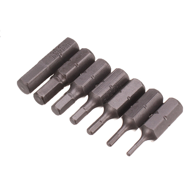 BROPPE 29Pcs S2 Screwdriver Bit Set Phillips Slotted Torx Hex Screwdriver Bits with Extension Rod 1/4 Inch Hex Shank