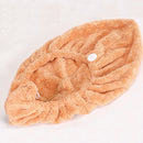 Honana BX-577 Bathroom Coral Elastic Band Quick Drying Bath Towel Hair Drying Cap Salon Spa Towel