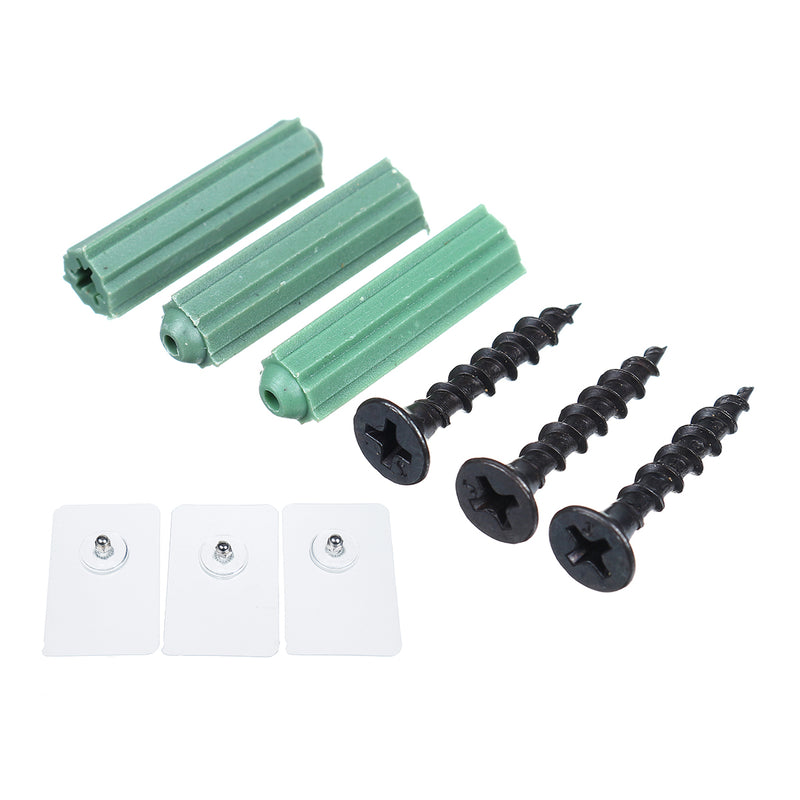 6 Hooks Wall Mounted Door Coat Cloth Hook Hat Rack Robe Decor Hanger Holder