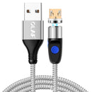 OLAF 3A Micro LED Magnetic Fast Charging Data Cable For Oneplus 7 HUAWEI P30 XIAOMI MI9 S10 S10+