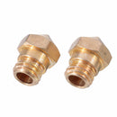 One Box MK10 Brass Nozzle and Maintenance Kit 25Pcs 0.2-1.0mm Nozzle with 25Pcs Cleaning Needle + Opening Stamping Wrench for 3D Printer