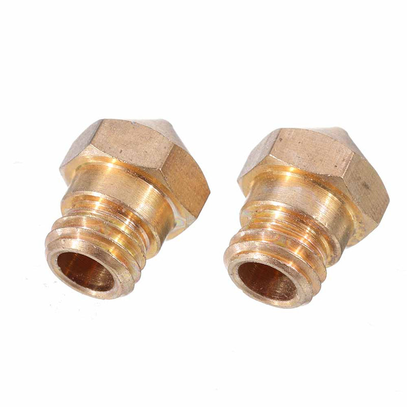 One Box MK10 Brass Nozzle and Maintenance Kit 25Pcs 0.2-1.0mm Nozzle with 25Pcs Cleaning Needle + Opening Stamping Wrench for 3D Printer