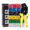PARON JX-1601-06T AWG20-10 Crimper Plier Wire Crimper Tools Kit Ratchet Plier Hand Tools with 1200Pcs Terminals
