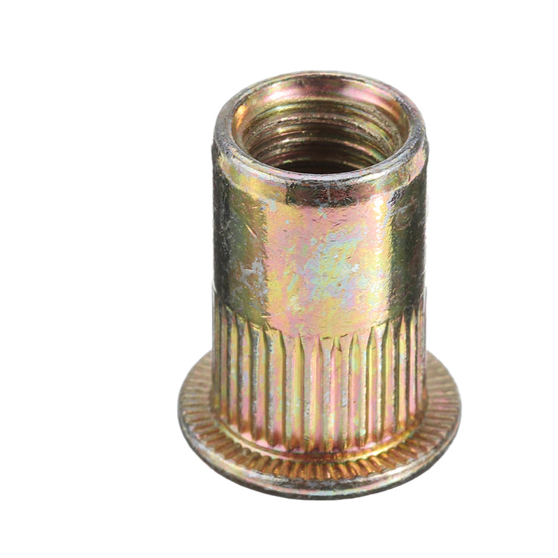 Suleve MXRN4 165Pcs M3/M4/M5/M6/M8/M10/12 Zinc Plated Rivet Nut Threaded Countersunk Head Insert Nut Tool Kits