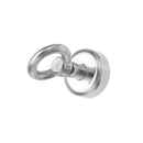 Effetool 20mm 9kg Neodymium Recovery Magnet Metal Detector Eyebolt Circular Ring Magnet