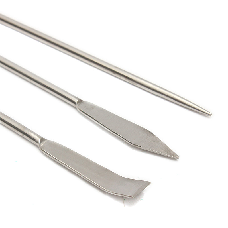 3pcs Stainless 22cm Steel Medicinal Ladle Spoon Chemistry Experiment Pharmacy