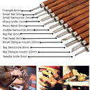3/8/12Pcs Wood Carving Chisel Tool Set Wood Working Professional Gouges