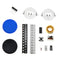 DIY LED Luminous Fingertip Gyroscope Kit Rotating Finger Gyro Display Text Pattern Electronic Production Kit