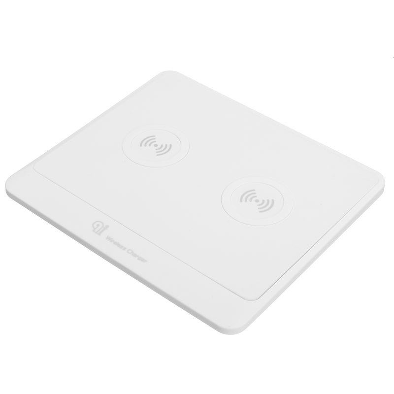 Dual Transmitter Qi Wireless Charger Dock Charging Pad Stand Station for Phone X Samsung S8