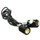 Pair 3W 6000K 12V LED Motorcycle Car Eagle Eye License Light Plate Screw Bolt Lamp
