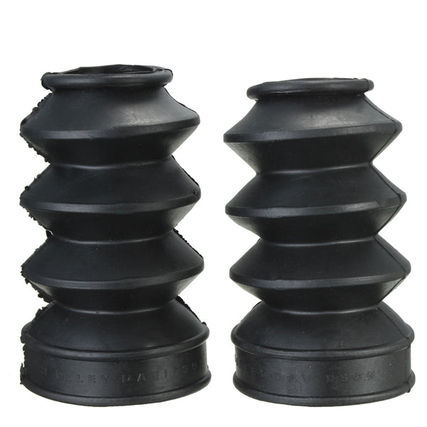 39mm Fork Cover Gaiters Gators Boots Rubber for Harley Sportster Dyna FX XL 883