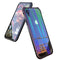 Luphie Protective Case For iPhone XR Gradient Magnetic Adsorption Aluminum Tempered Glass