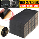 9pcs Car Van Sound Proofing Deadening Insulation Foam Mat 30cm*50cm*6mm Protector