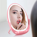 10W Portable LED Mini Makeup Mirror Travel Mirrors Wireless USB Charger