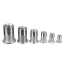 93Pcs Stainless Steel Rivet Nut Rivnut Insert Nutsert KIT M3 M4 M5 M6 M8 M10