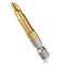 10pcs 50mm Titanium Coated 1/4 Inch Hex Shank PH2 Magnetic Anti Slip Electric Screwdriver Bit Set