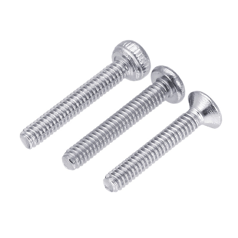 Suleve M2SSH1 600Pcs M2 304 Stainless Steel Hex Socket CapButtonFlat Head Screw Washer Nut Kit