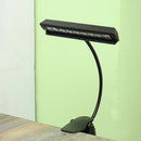 LED Clip-on Music Stand Clamp Night Light Bed Table Desk Reading Lamp