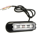 4 LED Waterproof Car Truck Strobe Flash Warning Light Side Maker Light Amber DC 12 24V