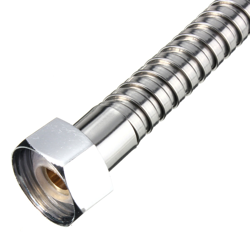 1.5m Stainless Steel Shower Head Hose Bathroom Flexible Water Pipe