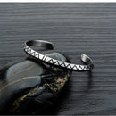 Titanium Steel Stainless Steel Rhomboid Open Male Bracelet
