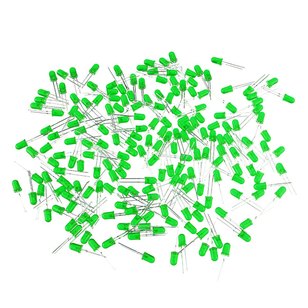 2000pcs 5MM Green LED Diode Round Diffused Green Color Light Lamp F5 DIP Highlight
