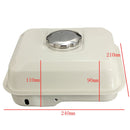 Fuel Gas Tank with Petcock Gas Cap Filter White For Honda GX160 5.5HP