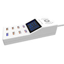 Bakeey 2-in-1 Wireless Charger + 8 USB Charger 8-Ports Hubs QC3.0 Fast Charging Dock Station Charger