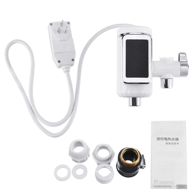 Temperature Diaplay Electric Instant Kitchen Instantaneous Hot Water Heater Tap Water Heating Faucet