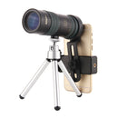 8-24X30 Zoom Monocular Dual Focus HD Optic BAK4 Day Night Vision Telescope+Smartphone Adapter+Tripod