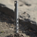Outdoor Camping Titanium Tent Peg Ultralight V-shape Beach Bed Spike