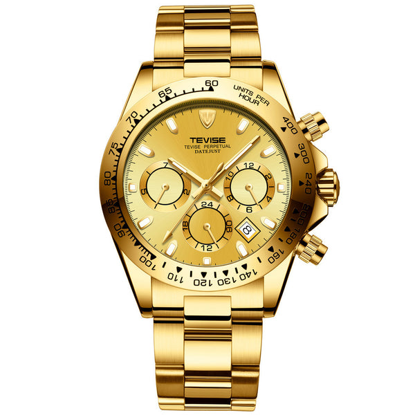 TEVISE T822A Luminous Display Business Style Men Wrist Watch Multi Function Automatic Mechanical Watch