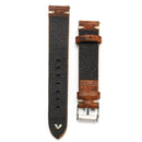 Straps Vintage Style Distressed Leather Wome/Men Watch Band Strap with Stitching