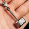 Stainless Steel Cool Hammer Quake Pendant Charm For Necklace Birthday Gift