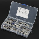 165Pcs Stainless Steel Nylon Insert Locknut Assortment Kit M3 - M12