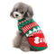 Christmas Theme Pet Sweater Dog Cat Warm Knit Crochet Pullover Springy Clothes Apparel Coats