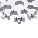 AOTDDOR 18 in 1 Multifunction Snowflakes Screwdriver Multi-tool Portable Keychain Screwdriver Bottl