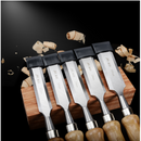 Drillpro CR-V 6-38mm Woodworing Chisel Wood Chisel Wood Handle for Woodworking Carving