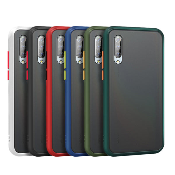 Bakeey Armor Shockproof Anti-fingerprint Matte Translucent Hard PC&Soft TPU Edge Protective Case for Xiaomi Mi A3 / Xiaomi Mi CC9e
